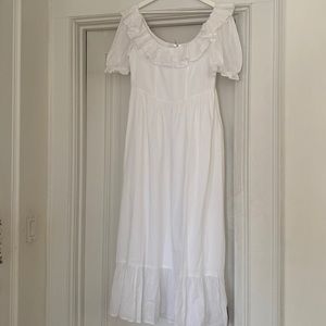 Amy Jane London white cotton maxi